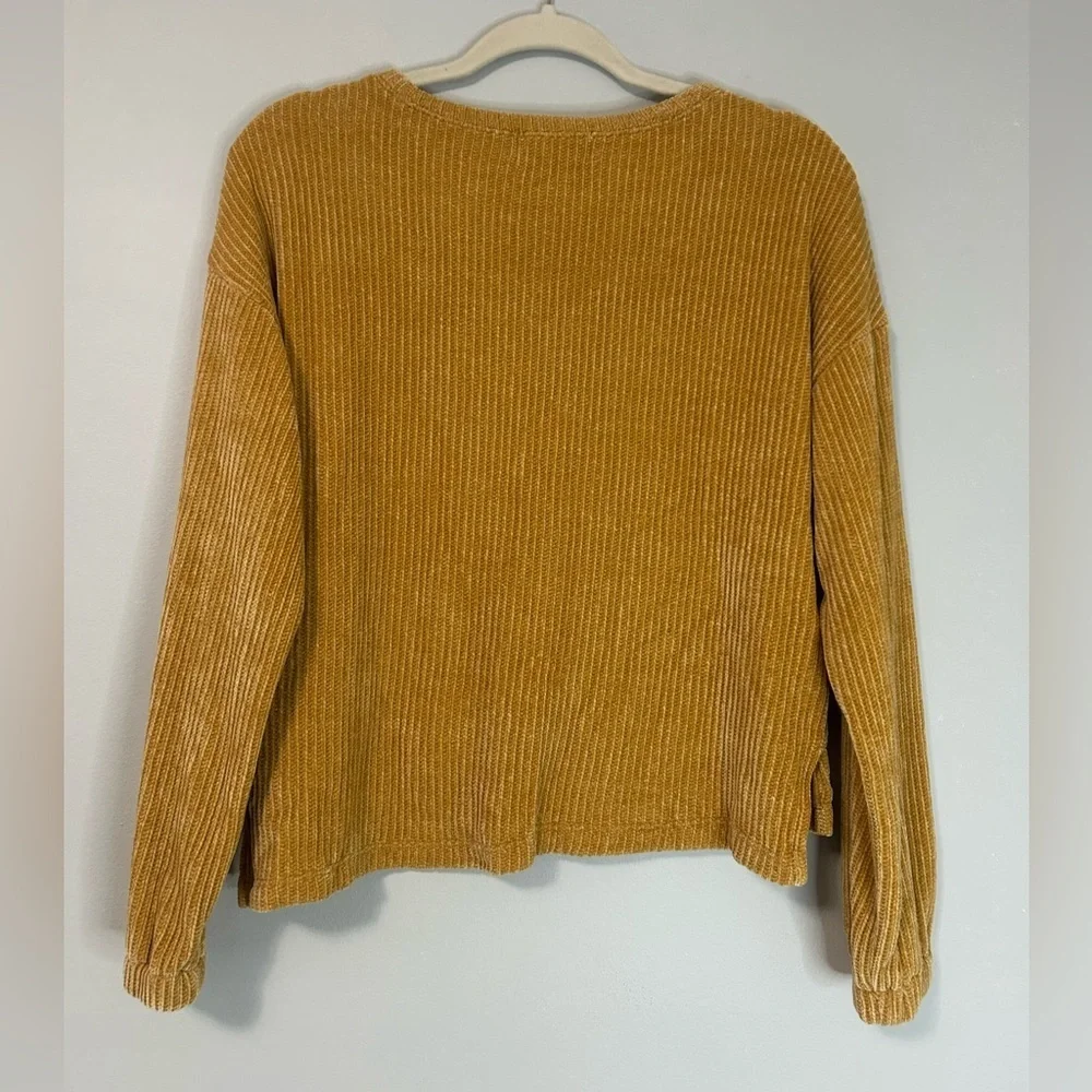 Girls Old Navy Golden Corduroy Top, Size XL (14-16)